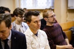 Пацярпелы — Мікалай Купрыч (у цэнтры)