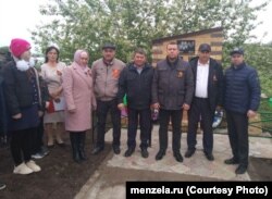 Митинг у обелиска, Тегермянче, 2024 год