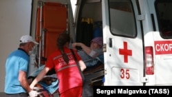 Бригада скорой помощи в Симферополе, архивное фото