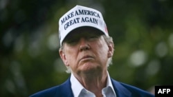 US President Donald Trump 