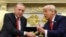 Президент США Дональд Трамп і президент Туреччини Реджеп Тайїп Ердоган під час зустрічі в Білому домі, 25 вересня 2025 року