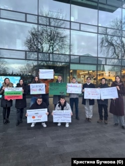 Протестиращи в Аахен, Германия