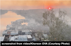 Російські авіаудари по мосту у Херсоні, який зʼєднує місто з мікрорайоном «Острів», 2 серпня 2025 року