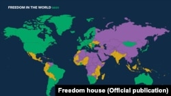 Freedom House öz hasabatlarynda Türkmenistany ýyldan-ýyla “azat däl” döwletleriniň hatarynda ýerleşdirip gelýär. 