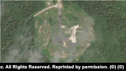 Стартовий майданчик «Ювілейний» на російському космодромі «Плесецьк» (вигляд з космосу). Липень 2024 року (ілюстраційне фото)