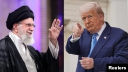 Iranian Supreme Leader Ayatollah Ali Khamenei and US President Donald Trump (composite image)
