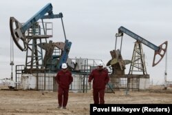 На добыче нефти в Западном Казахстане