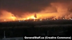 Наслідки удару Сил оборони України у ніч на 29 січня 2024 року по нафтопереробному заводі в місті Кстово Нижегородської області Росії 