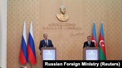 Ռուսաստանի և Ադրբեջանի ԱԳ նախարարներ Սերգեյ Լավրովը և Ջեյհուն Բայրամովը, արխիվ