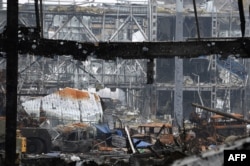 Термінал Донецького аеропорту, 16 листопада 2014 року