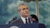 The Shah of Iran speaks at the White House, Aug. 22, 1967, Washington, D.C.