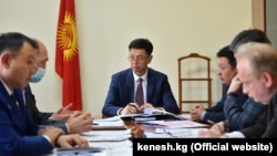 Жогорку соттун төрагасы Медербек Сатыев.