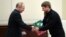 Президентан Путин Владимиран а, Нохчийчоьнан урхалхочун Кадыров Рамзанан а цхьаьнакхетар. Москвана йистера резиденци, 2018 шо марсхьокху-беттан 15-гIа де
