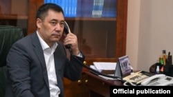 Садыр Жапаров. Архивное фото.