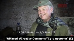 Russell Bentley, fost membru al unei unități militare separatiste din Donețk, Ucraina (stop cadru video)