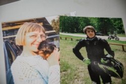 Забітыя: настаўніца Марына Пархімовіч і школьнік Саша Раманаў