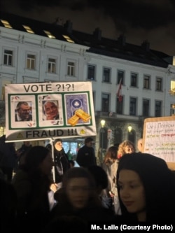 Протестът в Брюксел