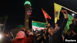 Шема. Курдистанан коьрта шахьаран Эль-Камышлы бахархой Дамаскехь керлачу Ӏедалшца бина барт даздеш. Зазадоккху-беттан 10-чохь, 2025 шо