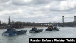 Кораблі Каспійської флотилії в Азовському морі (архівне фото) 