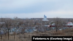 Кладбище в поселке Алексеевка Самарской области