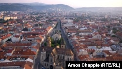 Главный проспект г. Кошице в Словакии  