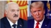 Belarusian leader Aleksandr Lukashenko (left) and US President Donald Trump (composite file photo)