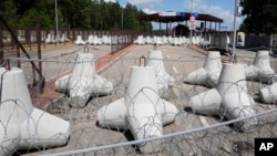 На польска-беларускай мяжы.