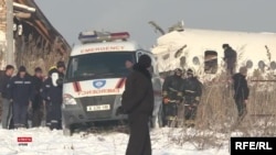 Спасательная операция на месте крушения самолета Bek Air. 27 декабря 2019 года.