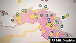 უკრაინის ჯარების მიერ დაკავებული ტერიტორიების რუკა