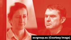 Мзия Амаглобели и Анджей Почобут