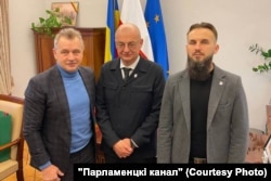 Анатоль Лябедзька, Міхал Каміньскі і Павал Мар'еўскі