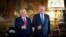 Премьер-министр Венгрии Виктор Орбан (слева) и бывший президент США Дональд Трамп, 11 июля 2024 года