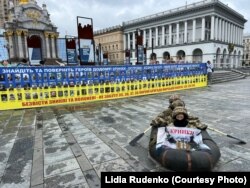 Акція на підтримку зниклих безвісти у Кринках