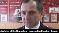 Бывший руководитель ингушского центра "Э" Тимур Хамхоев. Фото: МВД по Республике Ингушетия