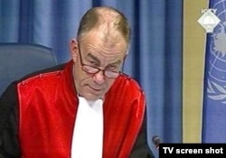 Frederik Harhoff, who was thrown off the three-judge panel hearing Seselj's case after a letter from Harhoff criticizing ICTY President Theodor Meron was published