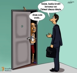 Krediti geri istəyən banka cavab...