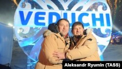 Бизнесмен Руслан Байсаров и глава Чечни Рамзан Кадыров. 2013 год