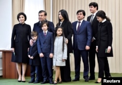 Семья президента Узбекистана Шавката Мирзияева.