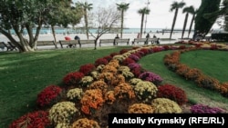 Набережная Ялты, архивное фото