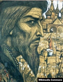 Иллюстрация Ивана Глазунова к роману Алексея Толстого "Князь Серебряный"