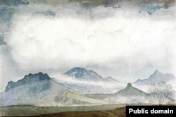 «Карадаг в хмарах», Максиміліан Волошин