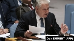 26 листопада 2018 року. Тогочасний постійний представник України в ООН Володимир Єльченко