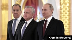 Сергій Лавров, Джон Салліван, Володимир Путін, архівне фото, 2020 рік