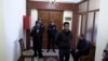 Armenia - Investigators conduct searches in the Gyumri city hall, October 21, 2025.