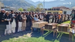 سوات کې د مردان ډرون برید ښکار شویو ۹ کسانو جنازې شوې دي