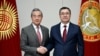 Глава МЗС Китаю Ван Ї з президентом Киргизстану Садиром Жапаровим в Бішкеку. 19 листопада 2025 року
