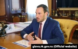 Ексглава держкомрегістру російського уряду Криму Олександр Спірідонов, лютий 2021 року