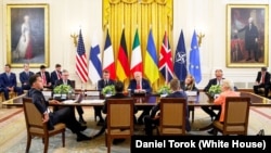 Întâlnire a liderilor europeni cu președintele american Donald Trump la Casa Albă - Washington, 18 august 2025