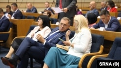 Milorad Dodik, na sjednici Skupštine RS i dalje se predstavlja kao predsjednik Republike Srpske iako mu je mandat pravosnažno oduzet, Banjaluka, 22.08.2025. godine