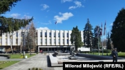 Zgrada Narodne skupštine Republike Srpske u Banjoj Luci, 13. marta 2025.